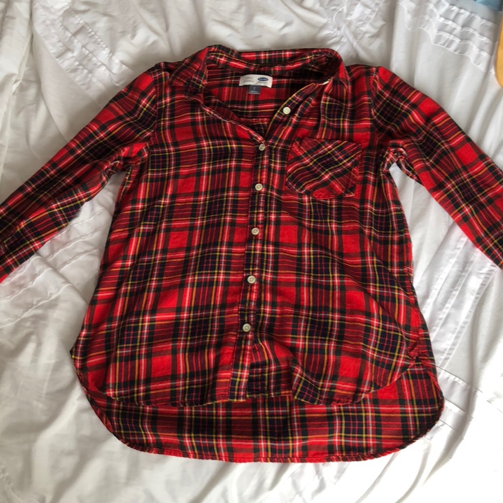Old navy Red flannel